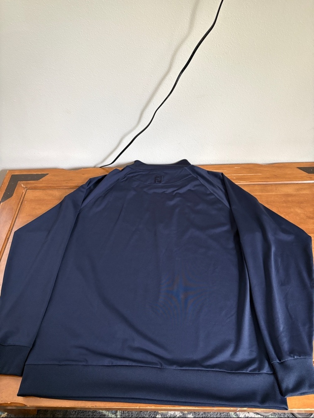 FootJoy Nylon Navy Half-Zip Pullover Size XXL - Picture 8 of 13